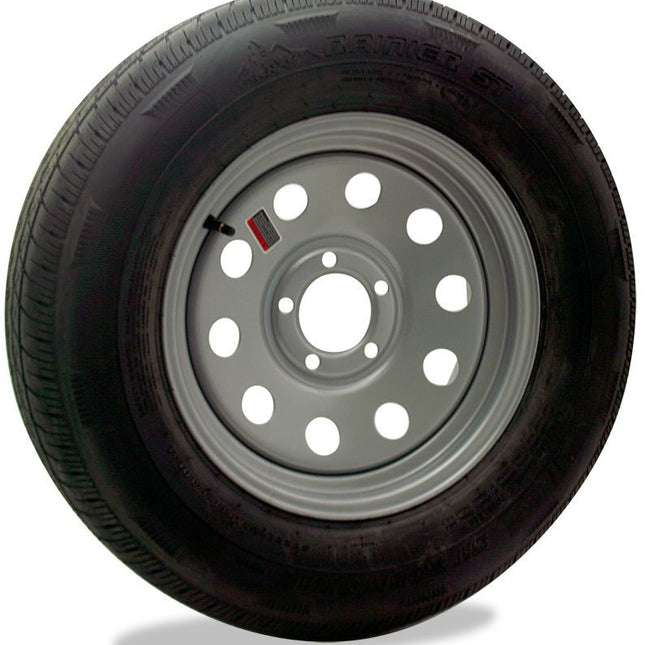 ST205/75R15 15" Radial Tire and 15x5 Rim, 5 Lug on 4.5"