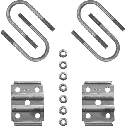3,500lb Trailer Axle U-Bolt Kit - Fits 2 3/8 Round Axle x 1.75" Wide Springs