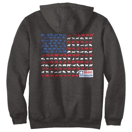 Animal American Flag Carhartt Hoodies