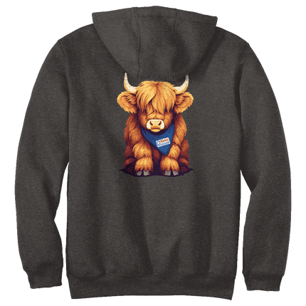 Baby Highland Cow Carhartt Hoodies