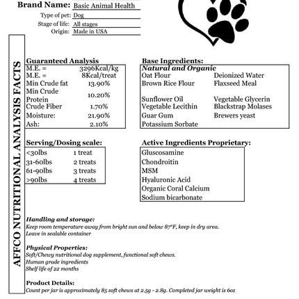 Joint-N-Tissue Health for Dogs - 10 oz.