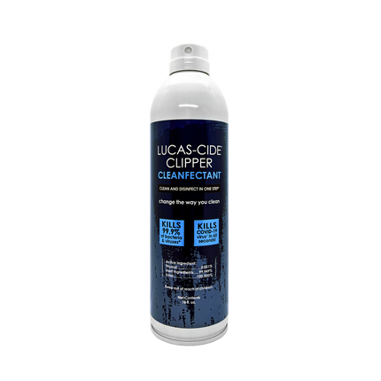 LUCAS-CIDE Clipper Cleanfectant Spray - 16 oz.