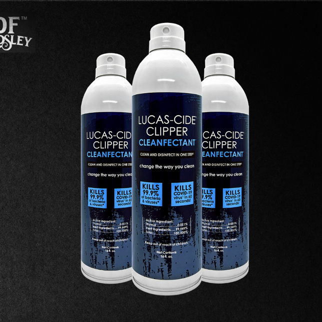 LUCAS-CIDE Clipper Cleanfectant Spray - 16 oz.