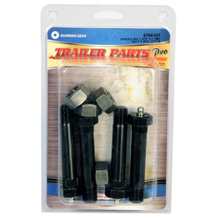 Redline SP04-021 Shackle Bolts w/Nuts and Zerks - 9/16" x 3"