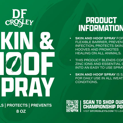 DF Crosley Skin & Hoof Spray - 8 oz.