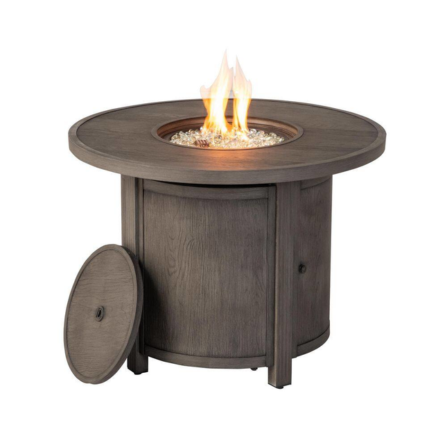 Spirit 34” Round Gas Fire Pit Chat Table 3