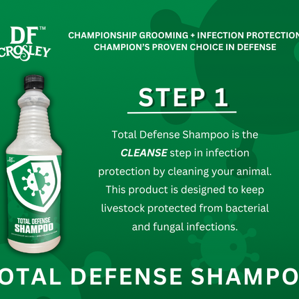 DF Crosley Total Defense Shampoo for Livestock & Horses