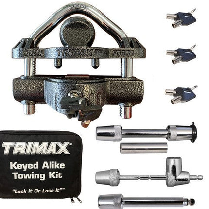 Trailer Coupler Lock Keyed alike kit.