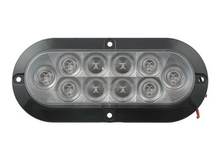 Optronics LED Trailer Tail Light. Clear Lens Surface Mount