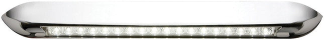 Opti-Brite LED Strip Light for RV Awnings - Weatherproof - Chrome Housing - 18" Long