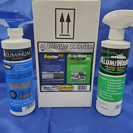 Twin Pack (16oz Alumi wash & 16oz Brite Plus MX)