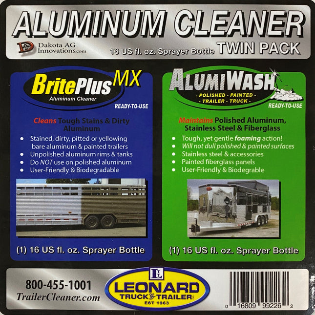 Twin Pack (16oz Alumi wash & 16oz Brite Plus MX)